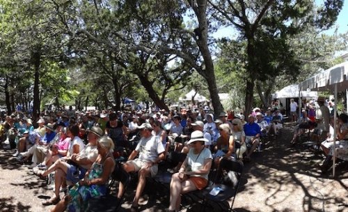 Looking Ahead to Ocrafolk 2013 Festival-goers fill the seats at Sunday morning's Hymn Sing.